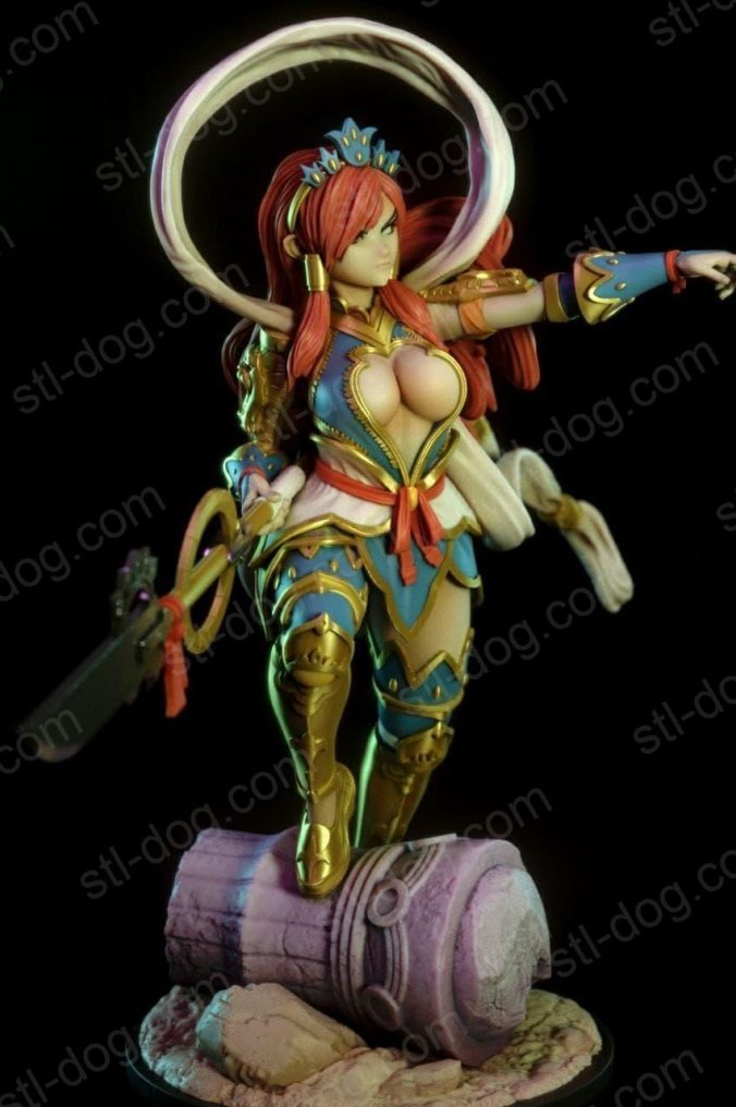 妖精的尾巴 艾尔莎·史卡雷特(Erza Scarlet Nakagami) 3D打印图纸